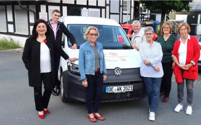 SPD besucht den Warenkorb in Olpe. So läuft es in Coronazeiten!